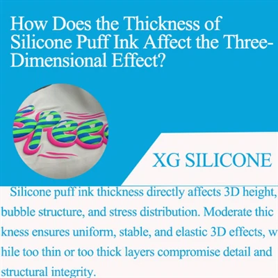 Kako debljina silikonske puff mastila utiče na trodimenzionalni efekat?{0}}